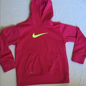 Nike Girl’s Thermal Fit Pink Hoodie Size: Medium